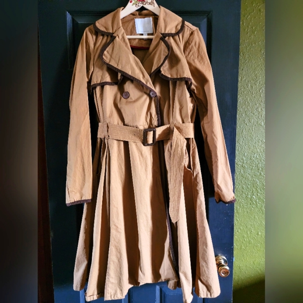 Anthropologie Dress Trench Coat